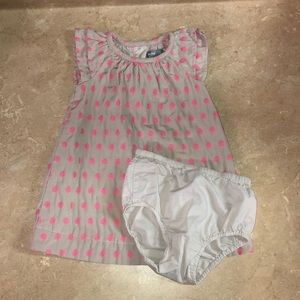 Baby Gap Girls 6-12m Dress w/ diaper cover
